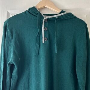 Men’s hooded pullover sweater. Size- Medium by:Hawker Rye new